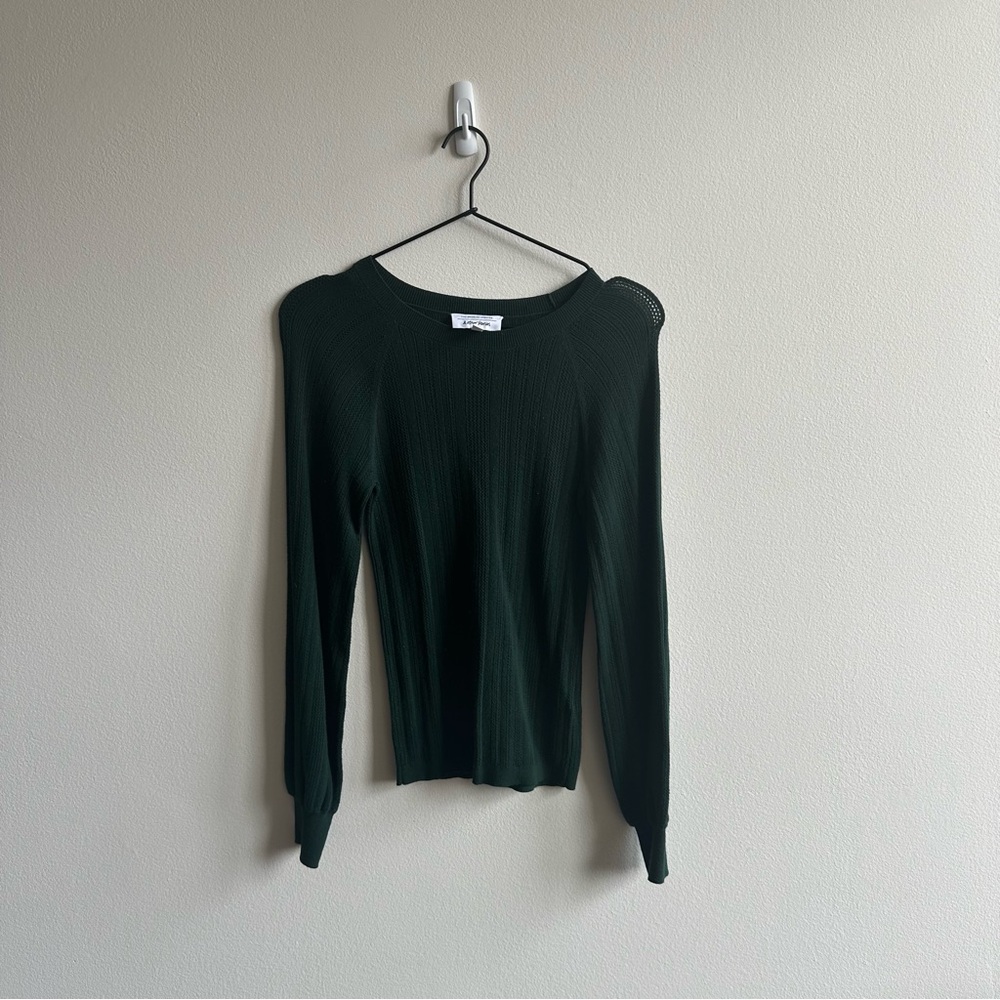 & other stories forest green sweater